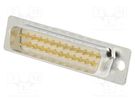 D-Sub; PIN: 25; plug; male; for cable; soldering; white ENCITECH