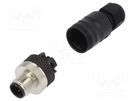Plug; M12; PIN: 4; male; A code-DeviceNet / CANopen; for cable LUTRONIC