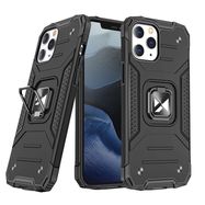 Wozinsky Ring Armor Case Kickstand Tough Rugged Cover for iPhone 13 black, Wozinsky