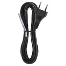 Power Cord PVC 2× 0,75mm2, 3m, black, EMOS