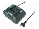 Charger: for rechargeable batteries; 12÷36VDC; Sockets: 1 METABO