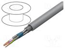 Wire; LiYCY-CY; 3x2x0.14mm2; PVC; grey; 350V; flame retardant HELUKABEL