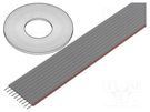 Wire: ribbon; 1.27mm; stranded; Cu; unshielded; PVC; grey; 76m CONNFLY