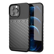 Thunder Case Flexible Tough Rugged Cover TPU Case for iPhone 13 Pro Max black, Hurtel