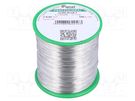 Soldering wire; Sn99,3Cu0,7; 0.5mm; 500g; lead free; reel; 227°C CYNEL