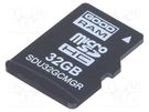 Memory card; industrial; microSD,MLC; UHS I U1; 32GB; 0÷70°C GOODRAM INDUSTRIAL