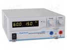 Power supply: programmable laboratory; Ch: 1; 1÷60VDC; 0÷15A PEAKTECH