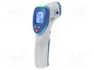 Infrared thermometer; LCD; 3,5 digit; -50÷380°C; Opt.resol: 10: 1 PEAKTECH