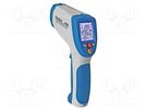 Infrared thermometer; LCD; -50÷1200°C; Accur.(IR): ±(1%+1°C) PEAKTECH