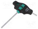 Screwdriver; hex key; HEX 5mm; with holding function; 400 WERA