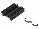 Heatsink: extruded; H; TO202,TO218,TO220,TOP3; black; L: 50mm ALUTRONIC