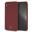 Mercedes MEHCI65SILRE iPhone Xs Max czerwony/red hardcase Silicone Line, Mercedes