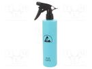Dosing bottles; 500ml; ESD; blue; Features: with spray STATICTEC