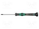 Screwdriver; Torx®; precision; TX08; with holding function WERA