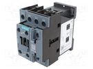 Contactor: 4-pole; NO x4; Auxiliary contacts: NO + NC; 110VAC SIEMENS