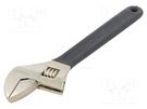 Wrench; adjustable; 300mm; Max jaw capacity: 34mm; forged,satin PROLINE