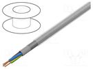 Wire; ÖLFLEX® CLASSIC 100 CY; 3G1mm2; PVC; transparent,grey LAPP