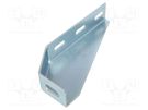 Floor bracket; 40mm; Holder mat: steel FATH