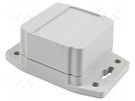 Enclosure: multipurpose; X: 65mm; Y: 65mm; Z: 42mm; with fixing lugs HAMMOND