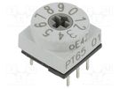 Encoding switch; DEC/BCD; Pos: 10; THT; Rcont max: 80mΩ; PT65 PTR HARTMANN
