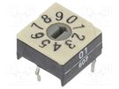 Encoding switch; DEC/BCD; Pos: 10; THT; Rcont max: 100mΩ; P60 PTR HARTMANN