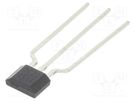 Sensor: Hall; bipolar; SIP3; -7÷7mT; Usup: 3.5÷20VDC; Iswitch: 100mA DIODES INCORPORATED