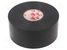 Tape: electrical insulating; W: 50mm; L: 33m; Thk: 0.25mm; black SCAPA