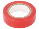 Tape: electrical insulating; W: 15mm; L: 10m; Thk: 0.13mm; red; 60°C SCAPA