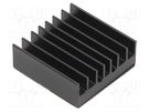 Heatsink: extruded; grilled; BGA; black; L: 27mm; W: 27mm; H: 9.5mm Advanced Thermal Solutions