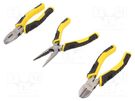 Kit: pliers; side,cutting,universal,elongated; CONTROL-GRIP™ STANLEY