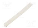 Insulating tube; silicone; natural; Øint: 5mm; Wall thick: 0.6mm SYNFLEX