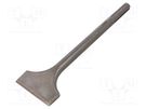 Chisel; for concrete; L: 300mm; metal; SDS-MAX; Tipwidth: 80mm METABO