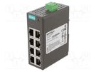 Switch Ethernet; unmanaged; Number of ports: 8; 12÷48VDC; RJ45 MOXA