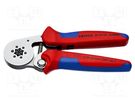 Tool: for crimping; insulated solder sleeves; 0.08÷10mm2 KNIPEX