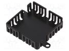 Heatsink: extruded; TO220; black; L: 44mm; W: 44mm; H: 1.5mm; anodized Advanced Thermal Solutions