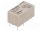 Relay: electromagnetic; DPST; Ucoil: 24VDC; Icontacts max: 5A PANASONIC