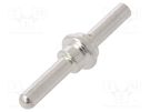 Contact; male; silver plated; 10mm2; 8AWG; power contact; crimped ANDERSON POWER PRODUCTS