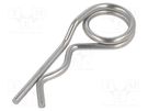 Cotter pin; stainless steel; Ø: 4mm; L: 94mm; Shaft dia: 18÷30mm ELESA+GANTER