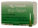 Needle: plastic flexible; 0.5"; Size: 14; straight; 1.6mm FISNAR