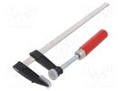 Universal clamp; steel; Grip capac: max.250mm; D: 50mm; polyamide MEGA