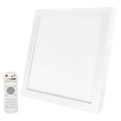 LED panel RIVI 30x30 square surface mounted 20W with frame, dimmable with CCT change, EMOS