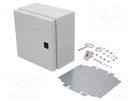 Enclosure: wall mounting; X: 200mm; Y: 200mm; Z: 120mm; E-BOX KX RITTAL