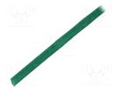 Insulating tube; fiberglass; green; -20÷155°C; Øint: 2.5mm SYNFLEX