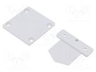 Clip; grey; Series: CLIPS; 64x49x3mm SUPERTRONIC