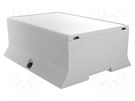 Enclosure: for DIN rail mounting; Y: 110mm; X: 142.3mm; Z: 53.3mm ITALTRONIC