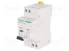 RCBO breaker; Inom: 10A; Ires: 30mA; Max surge current: 3kA; IP20 SCHNEIDER ELECTRIC