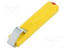 Stripping tool; Øcable: 8÷28mm; Wire: round; Tool length: 132mm JOKARI
