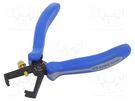 Stripping tool; Øcable: 5mm; Wire: round; Tool length: 155mm KING TONY