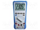 Digital multimeter; LCD; 3,75 digit (3999); -20÷1000°C PEAKTECH