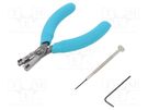 Stripping tool; 0.06÷0.6mm2; Wire: round; 120mm; ESD; Erem WELLER